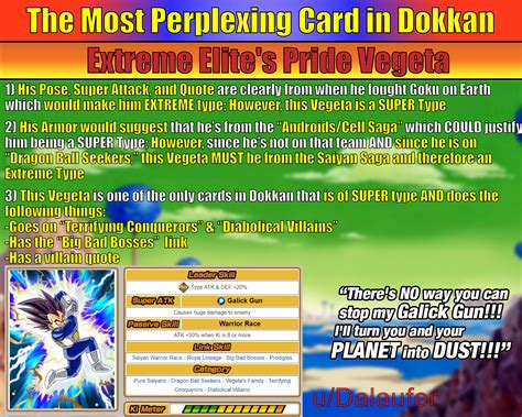 The Most Perplexing Card in All of Dokkan : r/DBZDokkanBattle