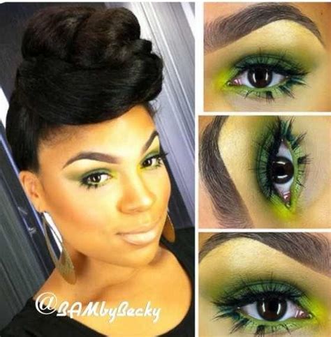 Jamaican Stand Up Makeup Green Eyes Makeup Looks