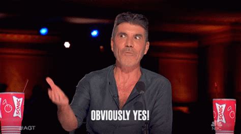 Obviously Yes Simon Cowell Gif Obviously Yes Simon Cowell Americas