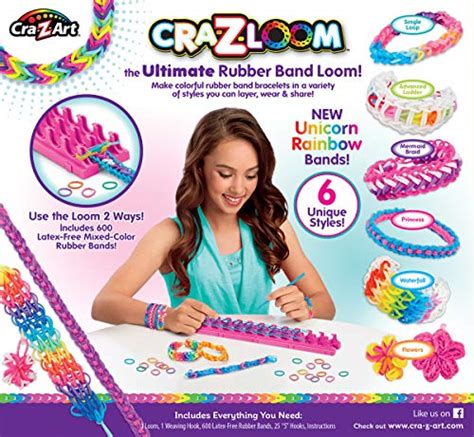 Cra Z Art Cra Z Loom Rubber Band Bracelet Maker Kit