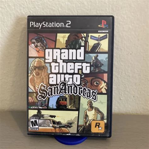 GRAND THEFT AUTO GTA San Andreas PlayStation 2 PS2 No Manual 10 00