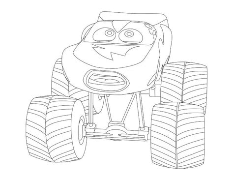 Free Lightning Mcqueen Cars Coloring Page The Racing Winner Coloring Home