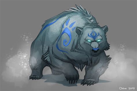Ice Bear Creature Concept Art Fantasy Creatures Fantasy Beasts