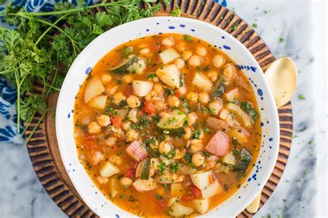 Middle eastern cuisine is one of my favorites to explore. Moroccan Chickpea Soup | Food with Feeling | Moroccan ...