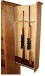 From the finest usa made wood gun cabinets, to the latest biometric gun on sale now. Amish Winchester Bookcase with Hidden Gun Case From ...