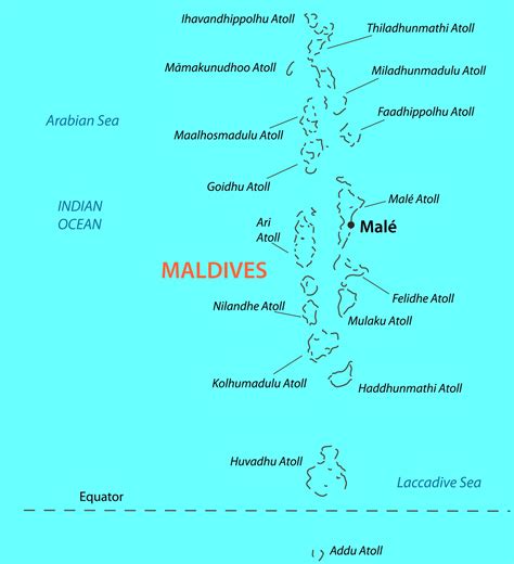 Maps Of Maldives General Map Of Maldives Images And Photos Finder