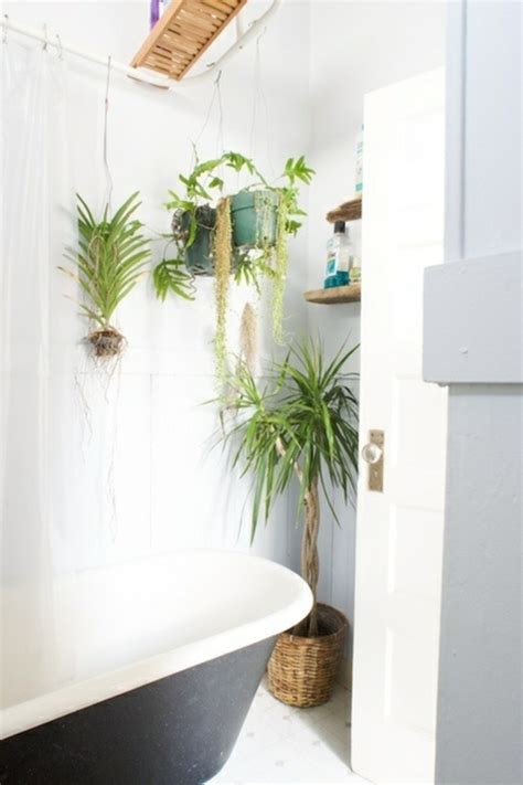 48 Bathroom Interior Ideas With Flowers And Plants Ideal For Summer
