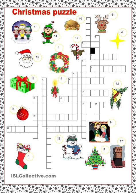 Printable Christmas Crossword Puzzles Printable Party Palooza