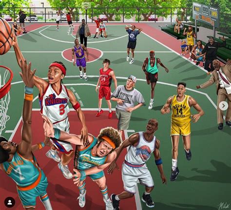 The Dopest Basketball Illustration Ever