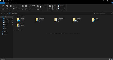 Windows 10 File Explorer Dark Theme Bxechocolate