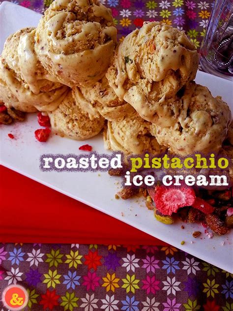 Roasted Pistachio Ice Cream Super Creamy Ice Cream Full Of Finely