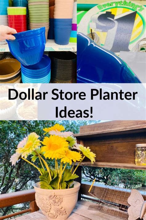 Dollar Store Planter Ideas Create With Cynthia Dollar Store