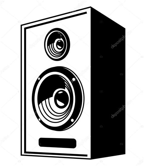 Silhouette Style Loud Speaker Stock Vector Colourbox Ubicaciondepersonas Cdmx Gob Mx
