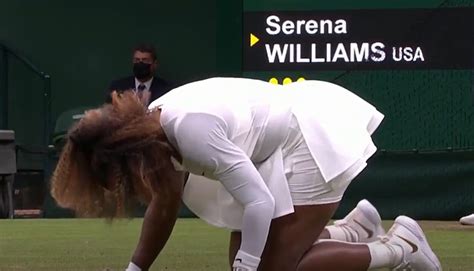 Video Serena Williams Retires From Wimbledon With Leg Injury