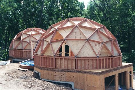 Geodesic Building It On The Garage Is A Great Idea Geodesic Dome