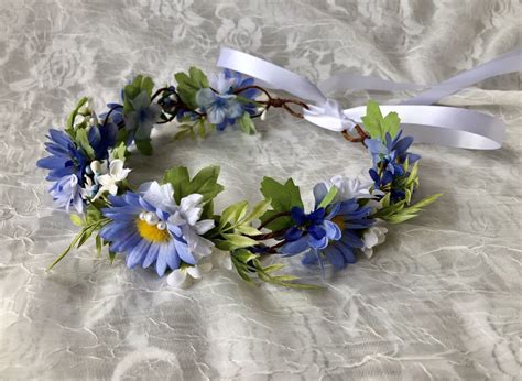 Navy Blue Flower Crown Artofit
