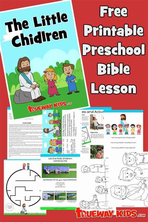 Jesus And The Little Children Trueway Kids In 2021 Preschool Bible