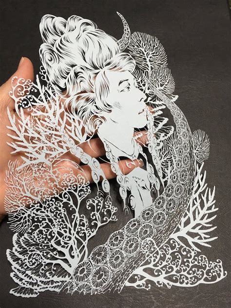 Intricate Paper Cutting Art Mimics The Precision Of A Drawing