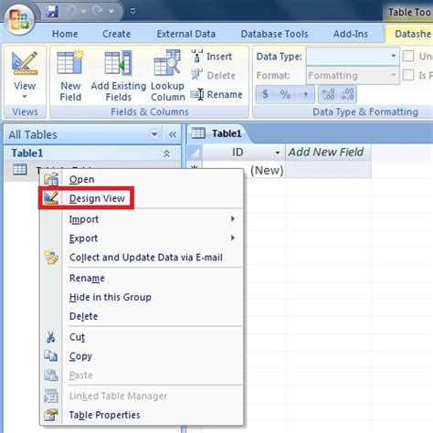 How To Create Microsoft Access Database Howtech