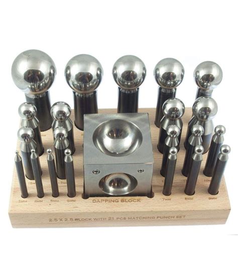 Large Dapping Doming Metal Forming Punch And Block Set Buy Online At