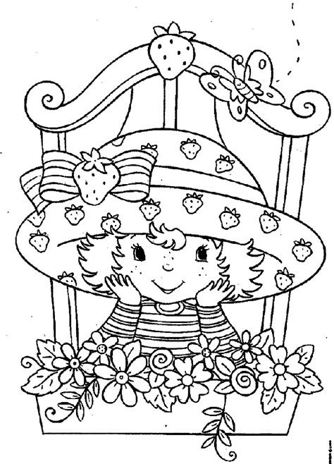 Strawberry Shortcake Coloring Book Stawberry Girls With Pinky Lovely