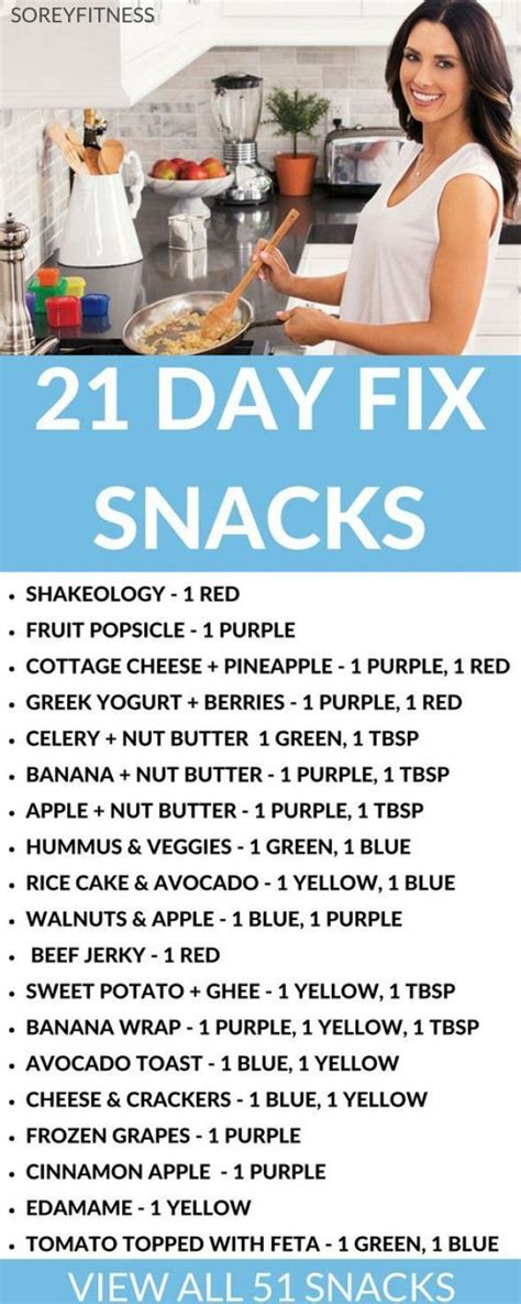21 Day Fix Snacks 51 Simple Yummy Snack Ideas 21 Day
