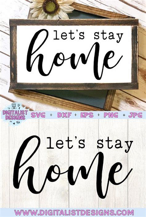 House Svg Home Decor Sign Papercut Cutting File Vinyl Decal