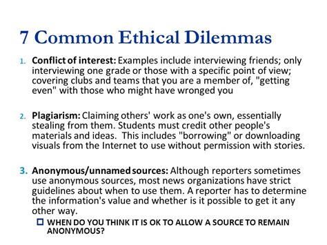 An ethical dilemmas arises when bombing a weapons factory will kill. 7 Common Ethical Dilemmas - ppt video online download