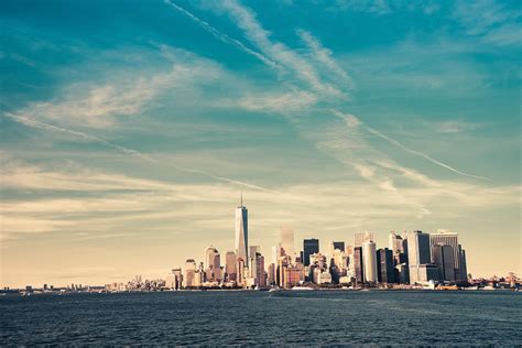 New York City Skyline With One World Trade Center Photograph By