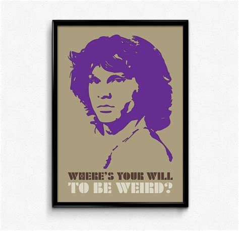Jim Morrison Poster The Doors Jim Morrison Nirvana Poster Silhouette