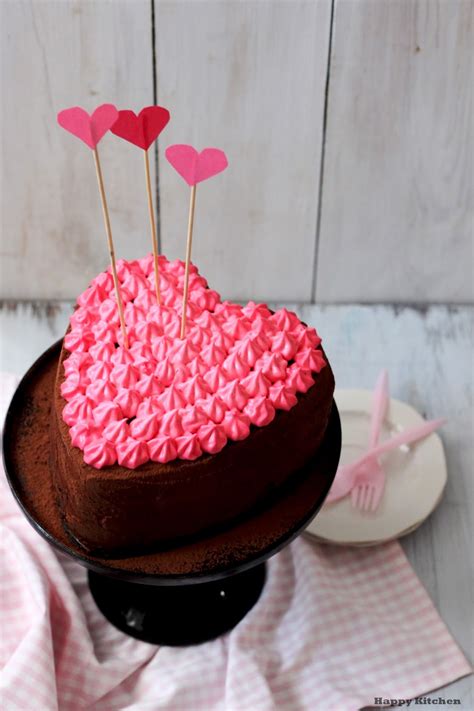 Happy Kitchen.: Czekoladowy tort w kształcie serca (na Walentynki i nie ...