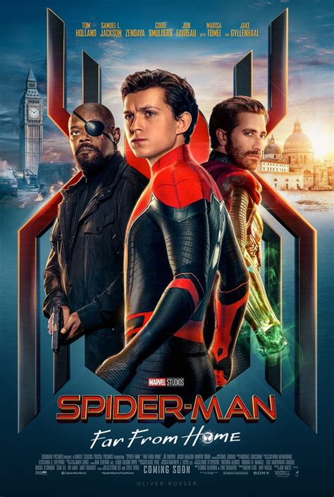 Remastered Spider Man Far From Home Poster Posterspy
