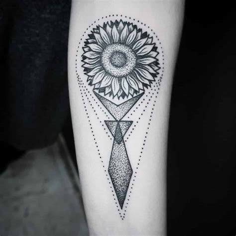 Blackwork Dotwork Flowers Tattoo Slave To The Needle