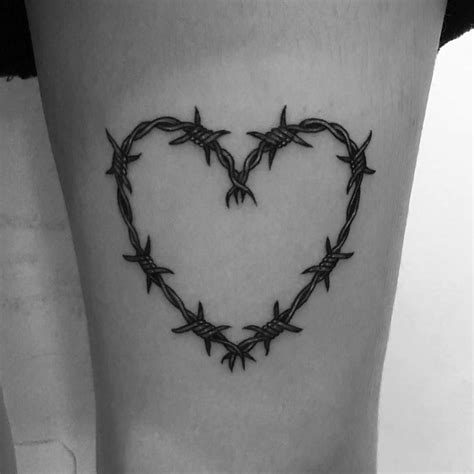Heart And Barbed Wire Best Tattoo Ideas