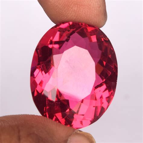 Pink Tourmaline Loose Gemstone 3800 Ct Translucent Oval Etsy