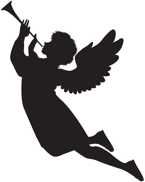 Angel Clipart Free Black And White Free Download On