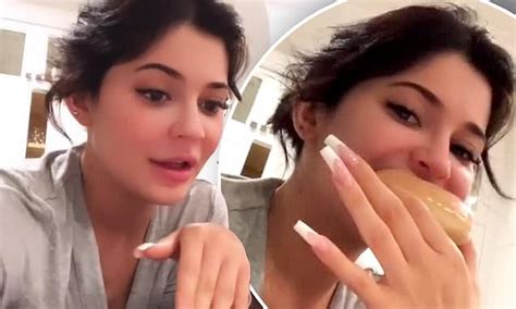 Kylie Jenner Enjoys A Donut On Her Instagram Stories As Star Reveals