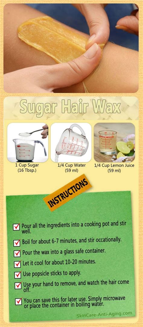 sugar wax recipe for hair removal diy hair wax sugar wax recipe sugar waxing