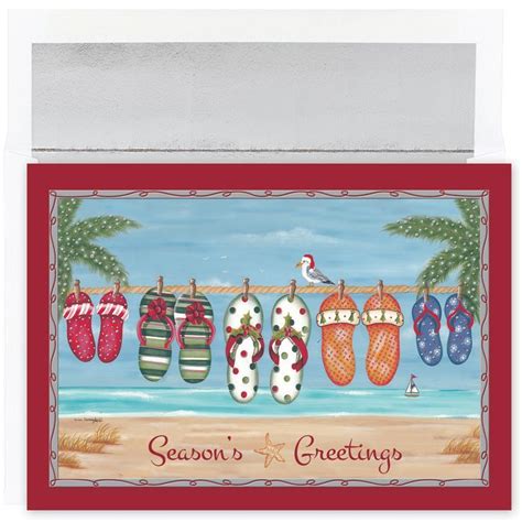 Personalize any of our beach or ocean christmas cards with your company name, personal message, or business logo. Image result for stampin up beachy christmas | Beach ...