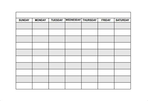 schedule template task list templates