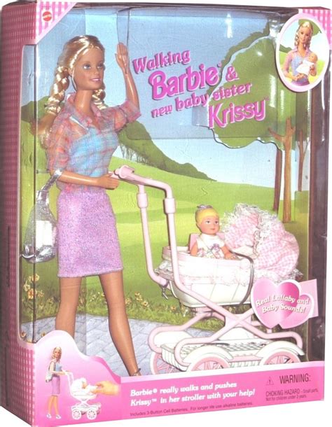 Walking Barbie New Baby Sister Krissy Set Artofit