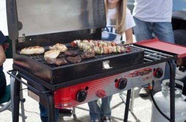 Camp Chef Big Gas Grill Three Burner Stove W X In Grill Box Up To