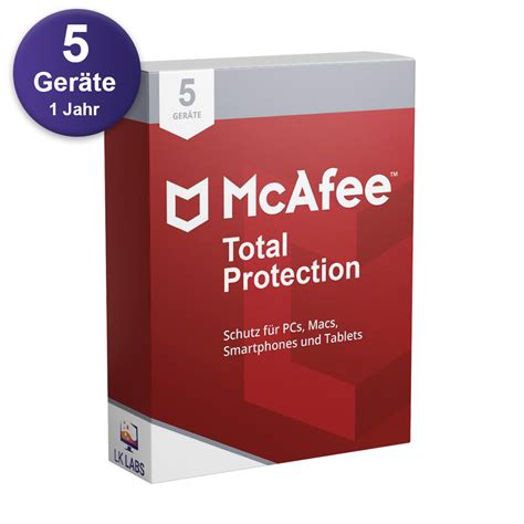 Mcafee Total Protection 5 Pc 1 Jahr Win Total Protection Mcafee