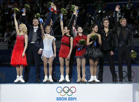 Russian Team Skating Claims First Gold For Hosts