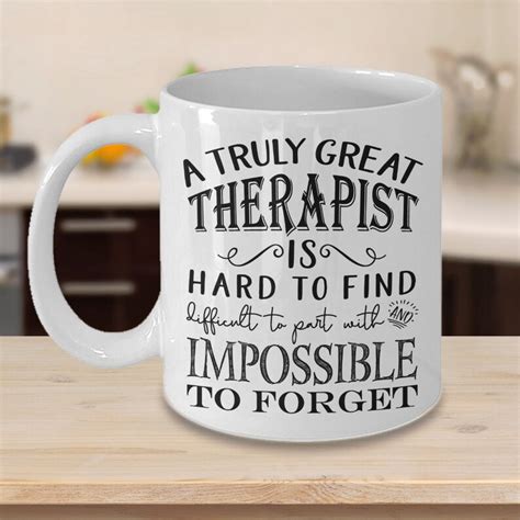Truly Great Therapist Mug Therapist Coffee Mug Therapist Etsy