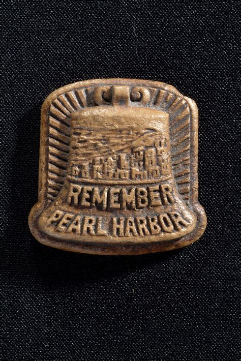 Remember Pearl Harbor Lapel Pin National Museum Of American History