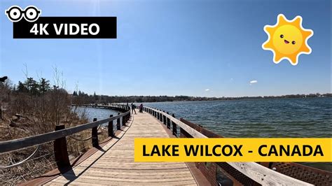 4k Video Relaxing Lakeside Stroll Lake Wilcox Ontario Canada