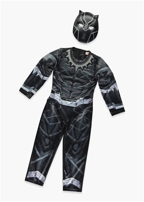 Kids Marvel Black Panther Fancy Dress Costume 3 9yrs Matalan