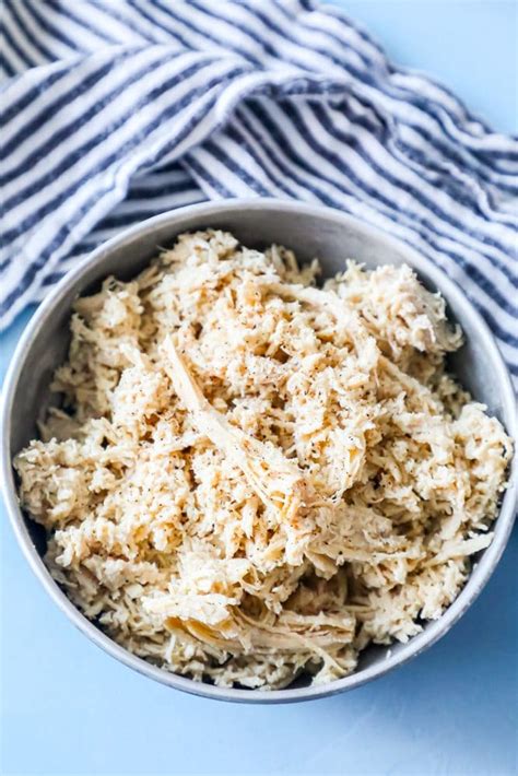 How to boil chicken to shred. The Best Boiled Chicken Recipe Ever - Sweet Cs Designs