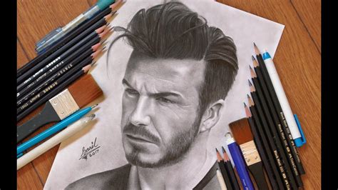 Drawing David Beckham Featured On Oh My Goal Youtube